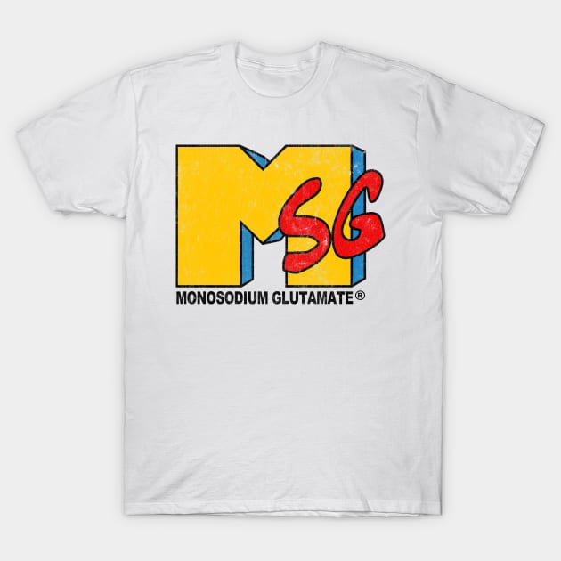 MSG 90s Aesthetic Funny T-Shirt by DankFutura